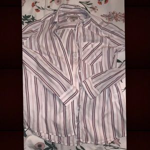 Striped button up